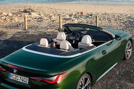 BMW 4er Cabrio (2021): Riesen-Niere und Gewicht sparendes Textilverdeck