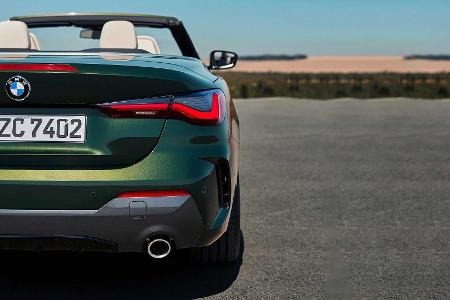 BMW 4er Cabrio (2021): Riesen-Niere und Gewicht sparendes Textilverdeck