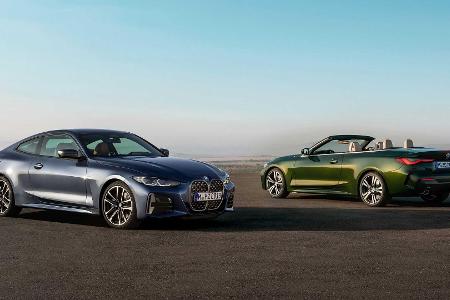 BMW 4er Cabrio (2021): Riesen-Niere und Gewicht sparendes Textilverdeck