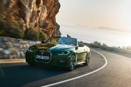 BMW 4er Cabrio (2021): Riesen-Niere und Gewicht sparendes Textilverdeck