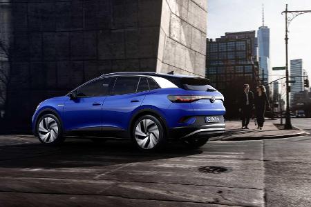 VW ID.4 (2021): Das Elektro-SUV ist 30 Zentimeter länger als der ID.3