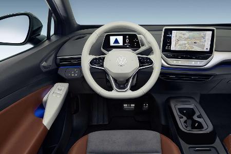 VW ID.4 (2021): Das Elektro-SUV ist 30 Zentimeter länger als der ID.3