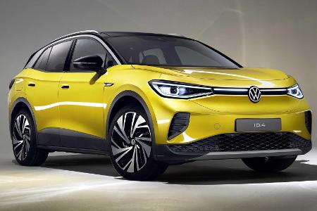 VW ID.4 (2021): Das Elektro-SUV ist 30 Zentimeter länger als der ID.3
