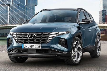 Hyundai Tucson (2021): Neue Generation des Kompakt-SUVs ist extrem kantig