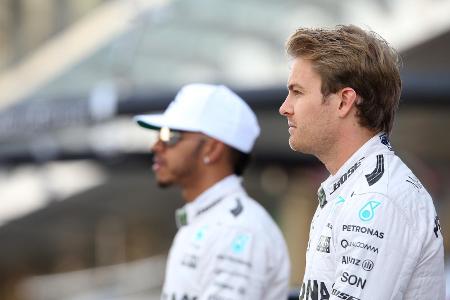 Unter Druck: Nico Rosberg gewann 2016 die Formel-1-WM gegen Lewis Hamilton