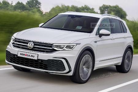 VW Tiguan (2020): Erstes offizielles Bild des Facelifts