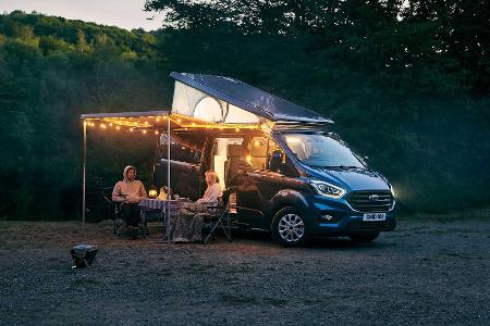 Ford Nugget Plus (2020) jetzt auch mit Aufstelldach lieferbar