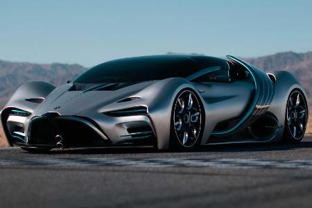 Hyperion XP1: Brennstoffzellen-Supersportler der Bugatti-Chiron-Liga