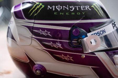 Neues Helmdesign für Lewis Hamilton: Violett in die Formel-1-Saison 2020!