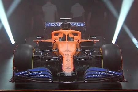McLaren hat den neuen MCL35 beim Launch in Woking vorgestellt