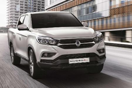 SsangYong Musso Grand: Pick-up mit verlängerter Ladefläche