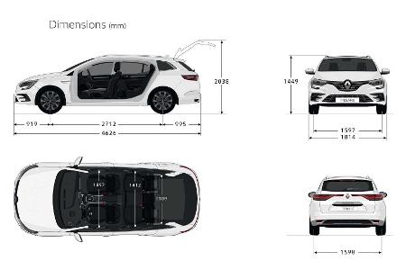 Renault Mégane 2020 Facelift: Neuer Plug-in-Hybrid und R.S. Line