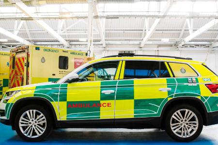 Skoda Kodiaq verwandelt sich zum speziellen Krankenwagen