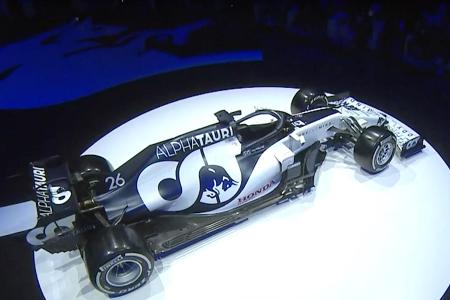 In Salzburg hat AlphaTauri noch ein Auto aus der Saison 2019 gezeigt