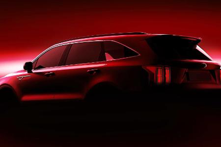 Kia Sorento (2020): Offizieller Teaser zeigt scharfe Optik