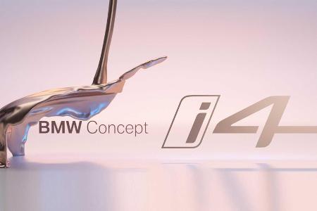 BMW Concept i4: Seriennahe Elektro-Studie in Genf