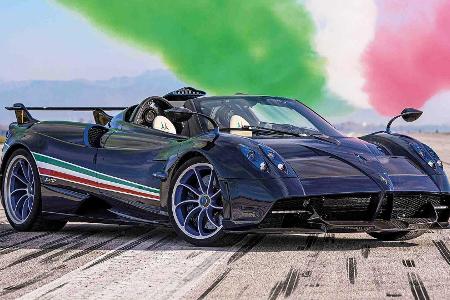 Pagani Huayra Tricolore: Tiefflug-Sondermodell mit 840 PS