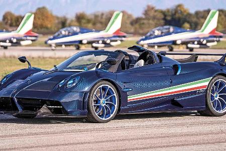 Pagani Huayra Tricolore: Tiefflug-Sondermodell mit 840 PS