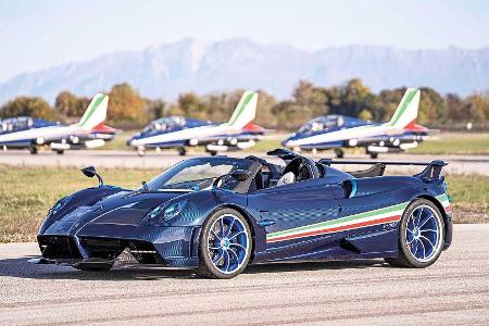 Pagani Huayra Tricolore: Tiefflug-Sondermodell mit 840 PS