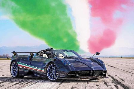 Pagani Huayra Tricolore: Tiefflug-Sondermodell mit 840 PS