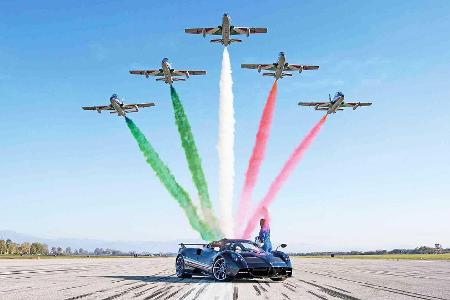 Pagani Huayra Tricolore: Tiefflug-Sondermodell mit 840 PS