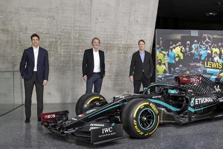 Neue Partner zu je 33,3 Prozent: Toto Wolff, Jim Ratcliffe und Ola Källenius