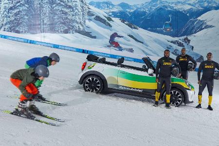 Cool Runnings: Jamaikas Bobteam trainiert mit dem Mini Cabrio