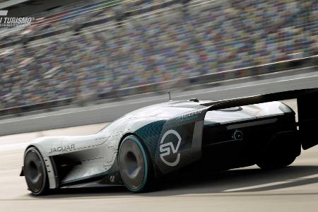 Jaguar Vision Gran Turismo SV: Virtueller Rennwagen-Traum