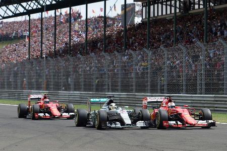 Start - GP Ungarn - Budapest - Rennen - Sonntag - 26.7.2015