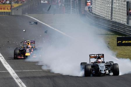 Nico Hlkenberg - Force India - GP Ungarn - Budapest - Rennen - Sonntag - 26.7.2015