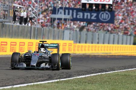 Lewis Hamilton - Mercedes - GP Ungarn - Budapest - Rennen - Sonntag - 26.7.2015