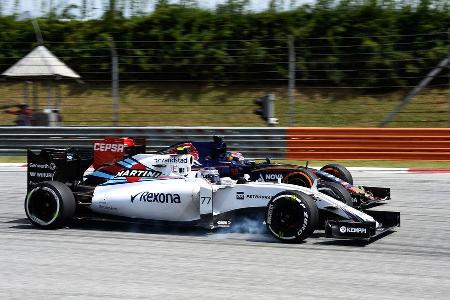 Valtteri Bottas - Williams - Max Verstappen - Toro Rosso - GP Malaysia 2015 - Formel 1