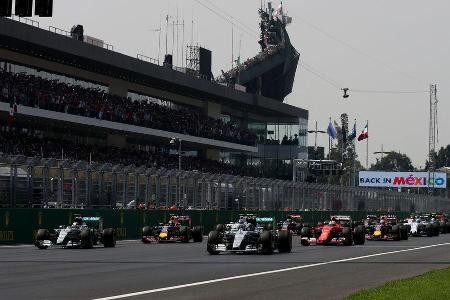 Start - GP Mexiko 2015