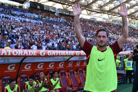 Totti verabschiedet sich mit Last-Minute-Sieg: 
