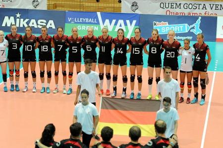 Volleyballerinnen starten mit Sieg in WM-Qualifikation