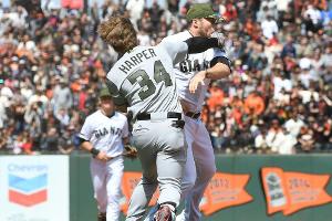 Prügelei: Sperren für MLB-Profis Harper und Strickland
