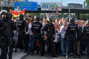 25 Verletzte vor Europacup-Derby in Madrid zwischen Atlético und Real