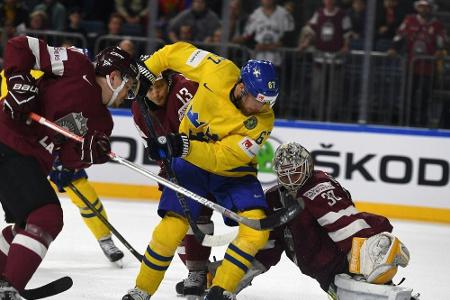Eishockey-WM: Schweden ringt Lettland nieder