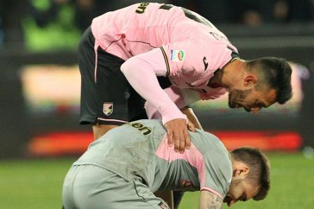 Italien: Palermo zweiter Absteiger - AS Rom auf Kurs