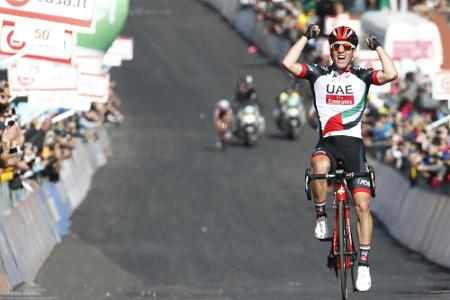 Giro: Polanc siegt beim Tanz auf dem Vulkan - Jungels in Rosa