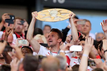 Grindel und Rauball gratulieren Stuttgart und Hannover zum Aufstieg