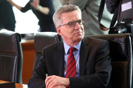 Innenminister de Maizière: 