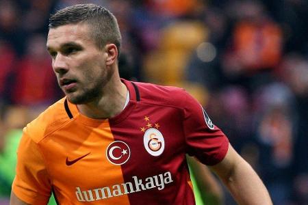 Galatasaray: Podolski verabschiedet sich mit Sieg