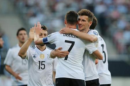 Leicht, locker, torhungrig: Weltmeister Deutschland schießt sich für Confed Cup warm