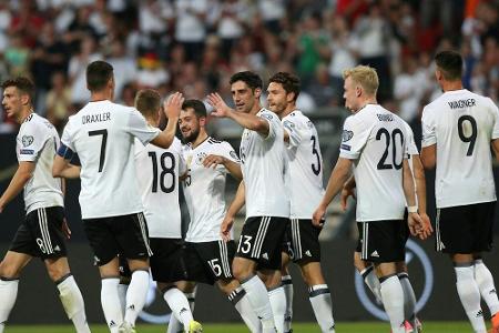 Die deutsche Mannschaft in der Einzelkritik (zusammengestellt vom SID)