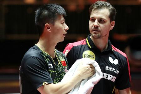Tischtennis-WM: Boll/Ma verlieren wieder gegen China-Doppel