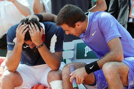 French Open: Del Potro tröstet weinenden Gegner