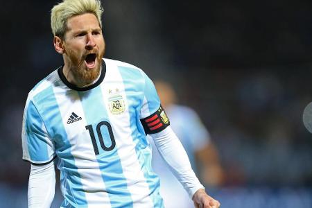 Durch seinen 1:0-Siegtreffer im WM-Qualispiel gegen Uruguay egalisierte der viermalige Weltfußballer die Bestmarke von Gabri...