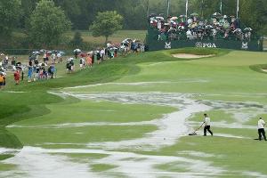 European Open: Gewitterwarnung stoppt Golfprofis erneut