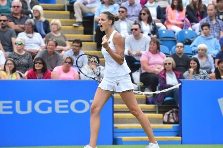Djokovic und Pliskova gewinnen Wimbledon-Generalprobe in Eastbourne